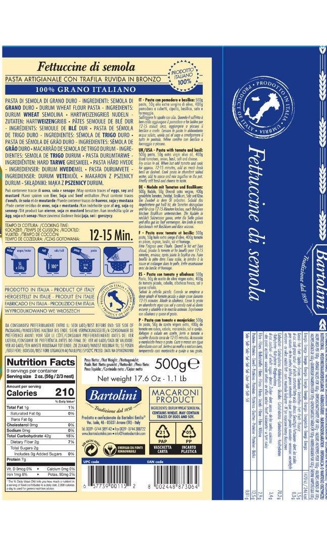 Fettuccine 500g pasta