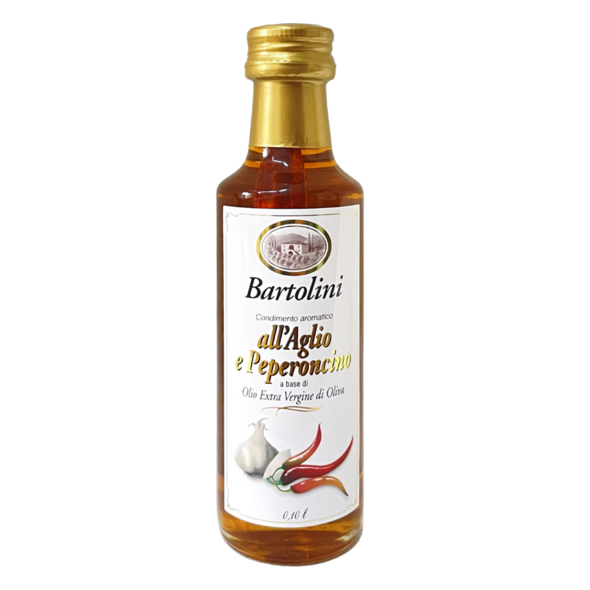 Valkosipulilla ja chilipippurilla maustettu oliiviöljy