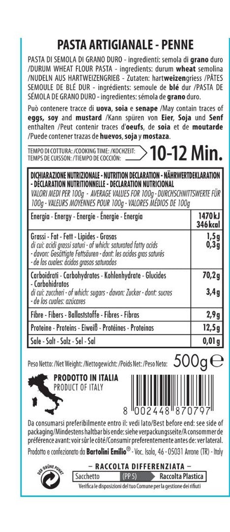 Penne 500g pasta
