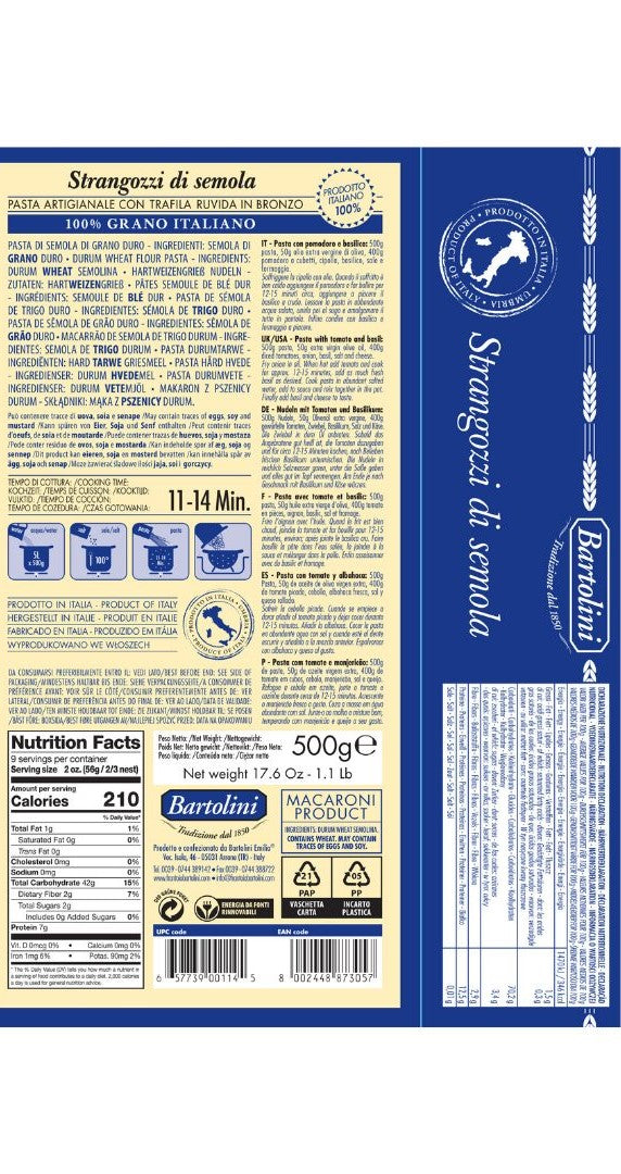 Strangozzi 500g pasta
